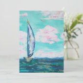 ヨット招待状 招待状 (スタンド正面)