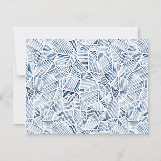 ヨット水彩文房具ノートカード ノートカード (裏面)