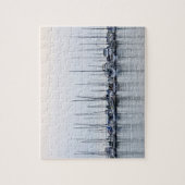 ヨット港の反射- Bayfield、WI - 8x10 ジグソーパズル (縦)