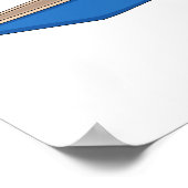 ヨット漫画イラストレーション ポスター (角)