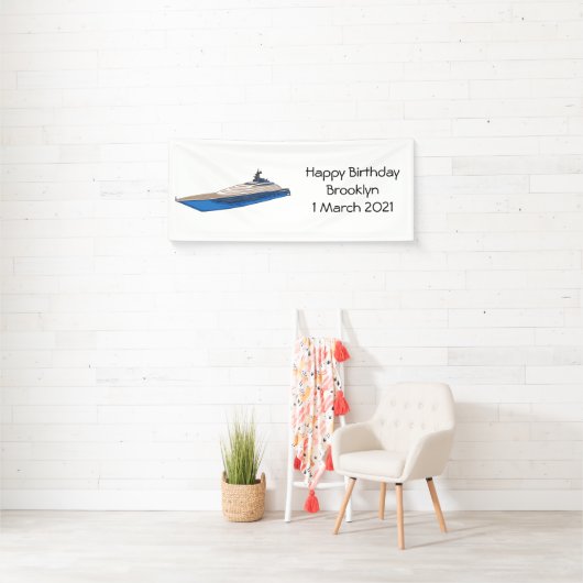 ヨット漫画イラストレーション 横断幕 (インサイチュ)