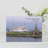 ヨット王室のダンネブログのグリーティングカード！ シーズンカード (スタンド正面)