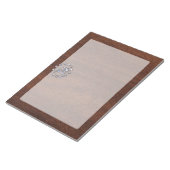 ヨット航海の国旗のいかり星シンボル ノートパッド (アングル)