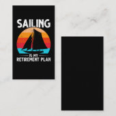 ヨット退職計画船長が引退 名刺 (正面/裏面)