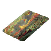 ヨット・オン・ザ・ショア(by Kimon Loghi) マグネット (左側)