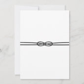 「ヨット オーシャン ブルー ウォーターカラー」で結婚の約束  招待状 (裏面)