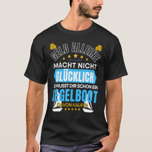 ヨット カタマラン スキッパー 船の格言 Tシャツ (正面)