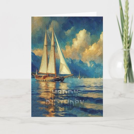 ヨット カード (正面)