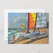 ヨット ガルルチャ スペイン ポストカード (正面/裏面)