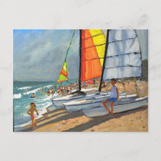 ヨット ガルルチャ スペイン ポストカード (正面)