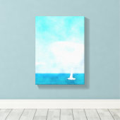 ヨット キャンバスプリント (インサイチュ (ウッドフロア))