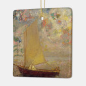 ヨット セラミックオーナメント (左)