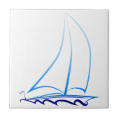 ヨット タイル (正面)