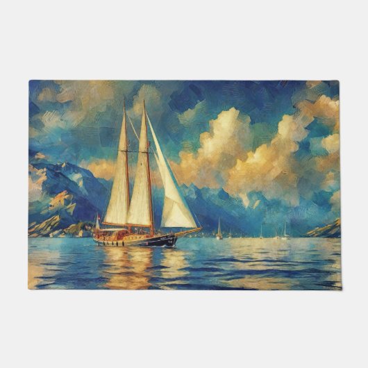 ヨット ドアマット (正面)