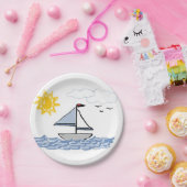 ヨット ペーパープレート (パーティー)