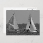 ヨット ポストカード (正面/裏面)