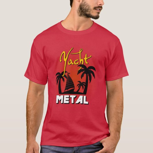 ヨット メタル Tシャツ (正面)