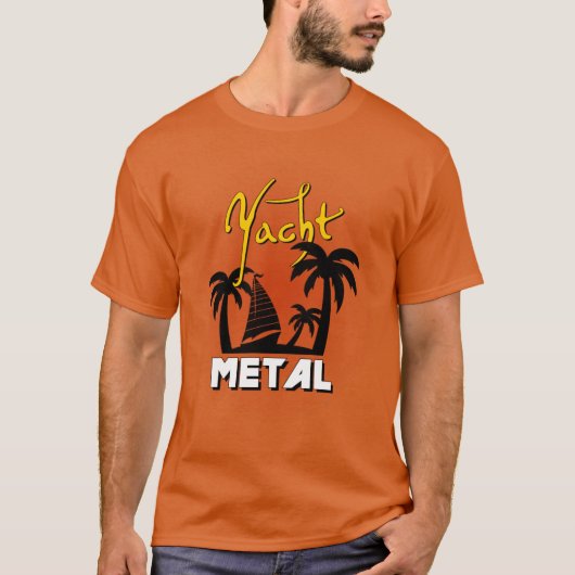 ヨット メタル Tシャツ (正面)