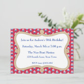 ヨット, ロープフレーム, 海事をテーマにした招待状 招待状 (スタンド正面)