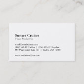 ヨット 名刺 (裏面)