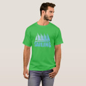 ヨット 水上スポーツ 風の贈り物 少年 Tシャツ (正面フル)