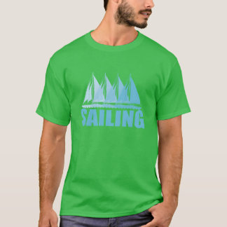 ヨット 水上スポーツ 風の贈り物 少年 Tシャツ