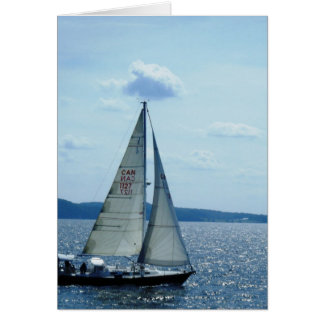 "ヨット、湖Champlain "