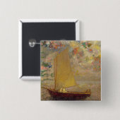 ヨット 缶バッジ (正面&裏面)