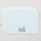 ヨット 誕生日 招待状 (裏面)