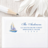 ヨット 返送先ラベル ラベル (インサイチュ)