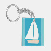 ヨットKeychain キーホルダー (正面左)