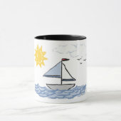 ヨットO マグカップ (中央)