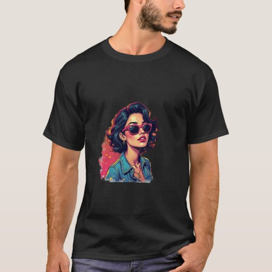 ヨッピー・レディ Tシャツ (正面)