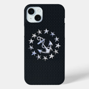 ヨッ航海のトフラグクロムエンサインオングリルプリント iPhone 15 MINIケース