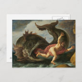 ヨナとクジラの絵はがき ポストカード (正面/裏面)