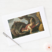 「ヨナとクジラ」アートシール 長方形シール (封筒)