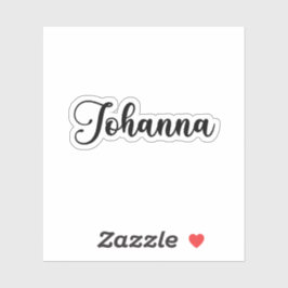 ヨハナ名 – 手書き書道 シール