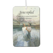 ヨハネによるイエス・キリストのバプテスマの姿は二つ カーエアーフレッシュナー (正面)