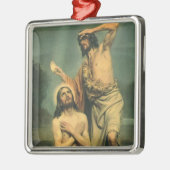 ヨハネによるイエス・キリストの洗礼 メタルオーナメント (左)