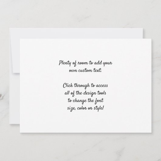 ヨハネによるイエス・キリストの洗礼 招待状 (裏面)