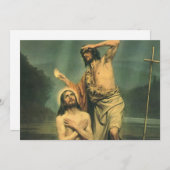 ヨハネによるイエス・キリストの洗礼 招待状 (正面/裏面)