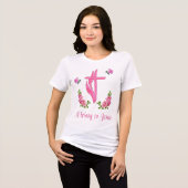 ヨハネによる福音書3章16節 トライブレンドＴシャツ (正面全面)