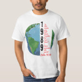 ヨハネの福音書16:33 Tシャツ (正面)