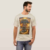 ヨハネの福音書 3:16 メンズTシャツ Tシャツ (正面フル)