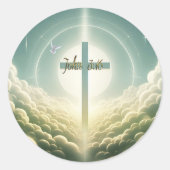 ヨハネの福音書 3:16 ラウンドシール (正面)