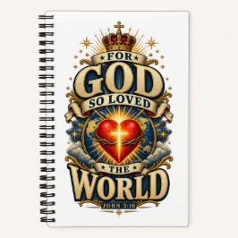 ヨハネの福音書 3:16 神がこの世を愛されたNotebook ノートブック