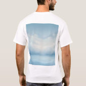 ヨハネの福音書 3:16 聖句イメージ Tシャツ (裏面)