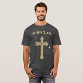 ヨハネの福音書 3:16 Tシャツ (正面フル)