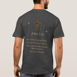 ヨハネの福音書 3:16 Tシャツ