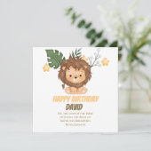 ヨハネの黙示録5:5 ユダのライオン キリスト教の挨拶 カード (スタンド正面)